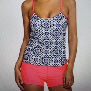 GUC board shorts and tankini top. Size 14